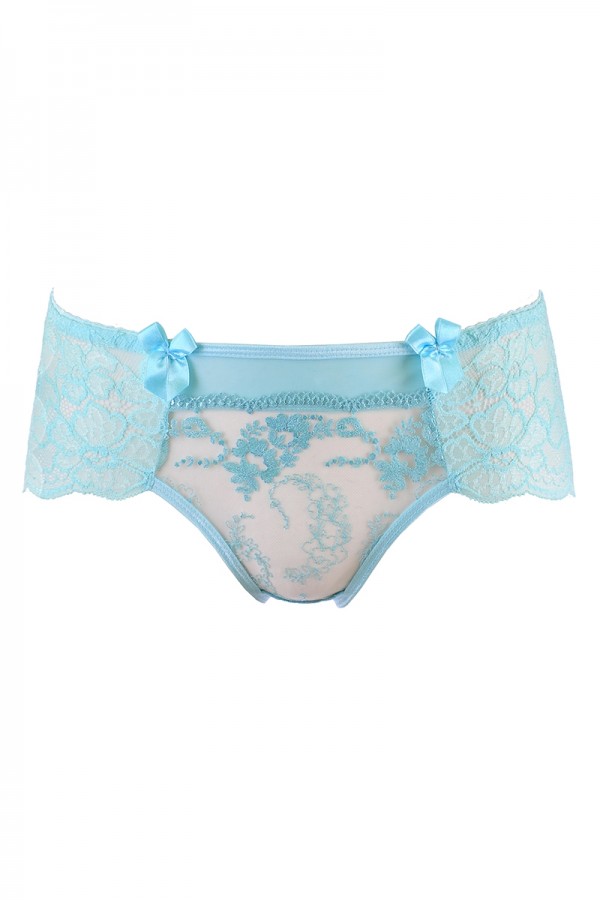 Culotte dentelle bleu V-10133 - Axami