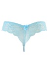 String tanga bleu V-10128 - Axami