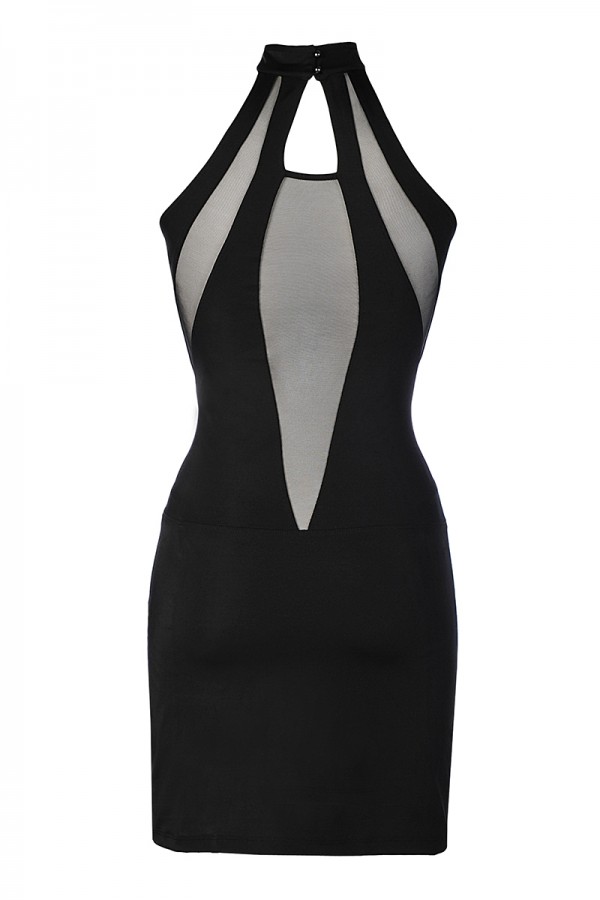 Robe noire V-9269 - Axami