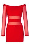 Robe rouge V-9299 - Axami