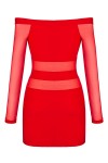 Robe rouge V-9299 - Axami