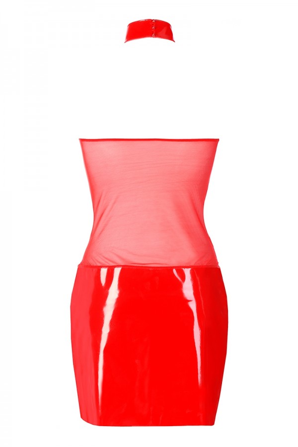 Robe rouge V-9119 - Axami