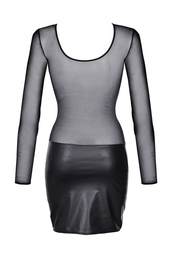 Robe noire V-9219 - Axami