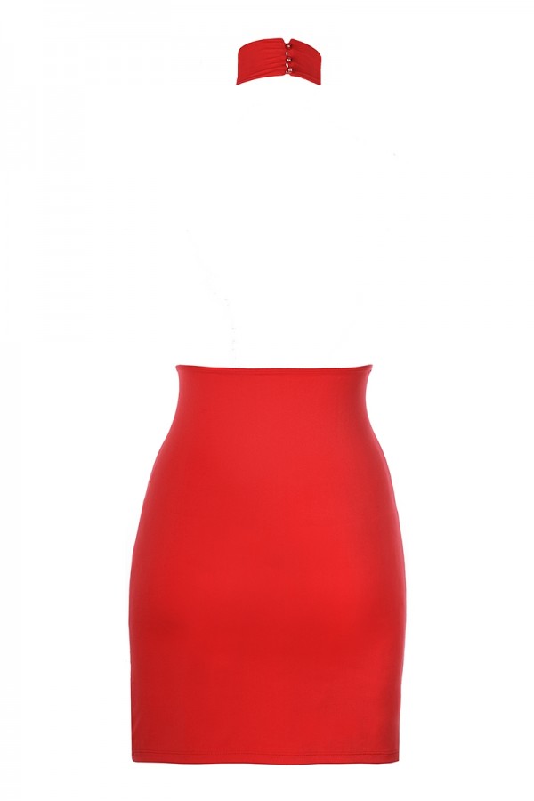 Robe rouge V-9139 - Axami