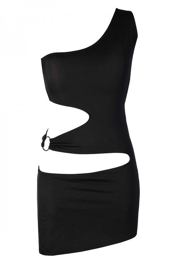 Robe noire V-9239 - Axami
