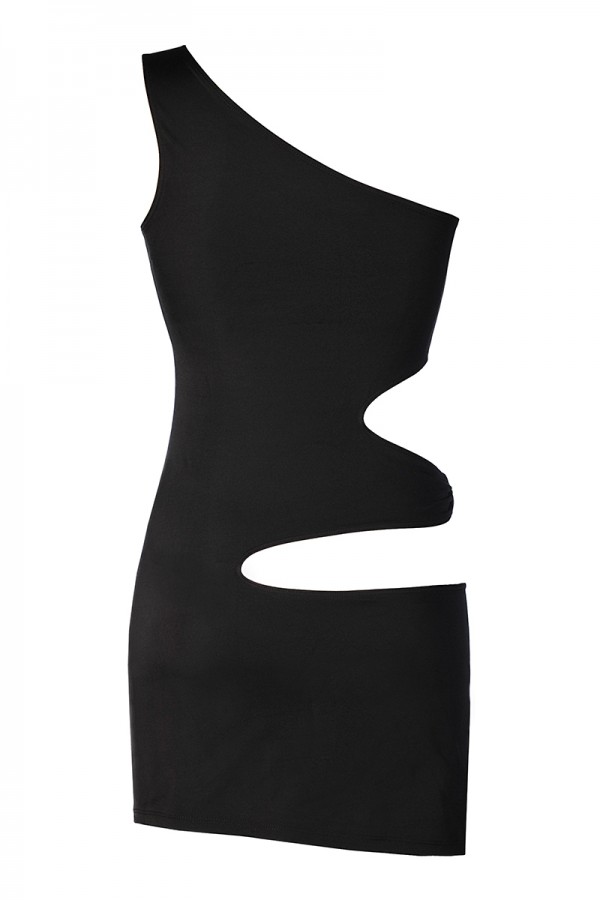 Robe noire V-9239 - Axami