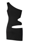 Robe noire V-9239 - Axami