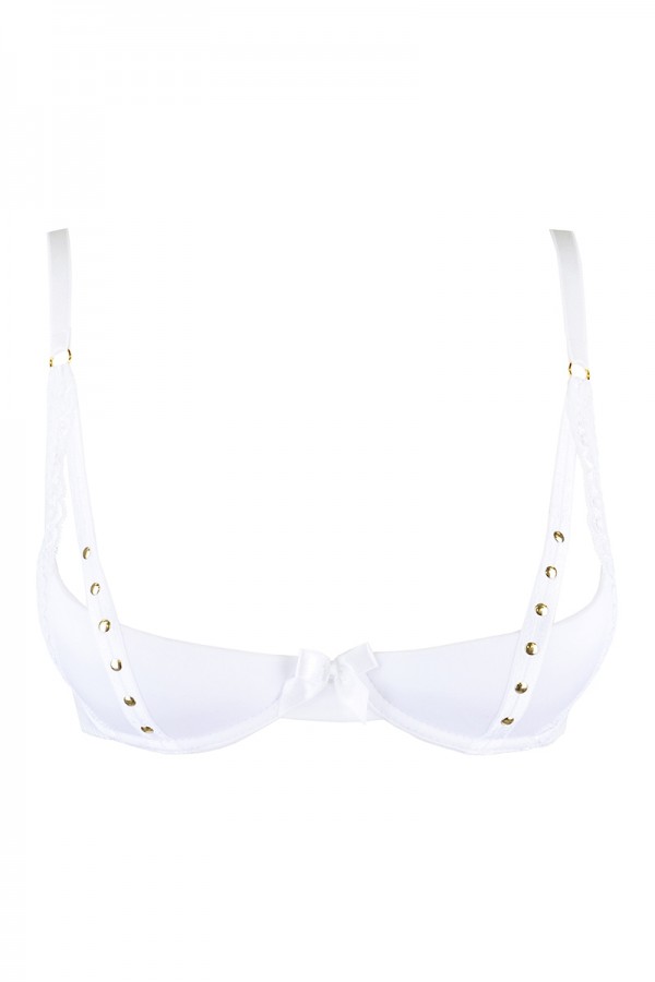 Soutien-gorge seins nus blanc V-9791 - Axami