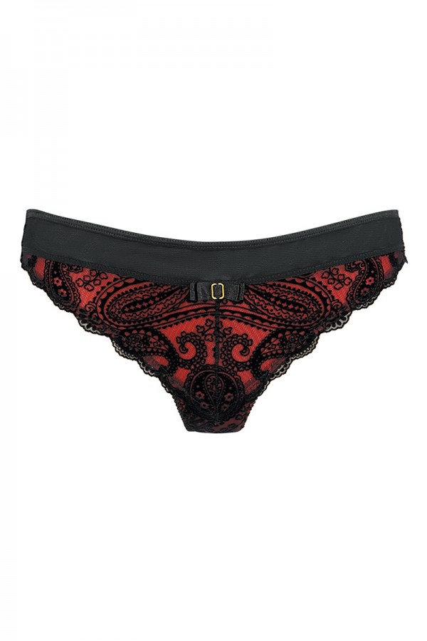 String rouge et noir  V-10048 - Axami