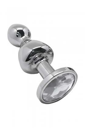 Plug bijou Lollypop transparent L - Wooomy