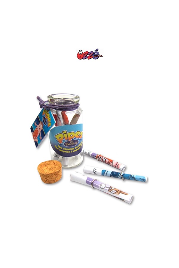 Pipes en bouteille