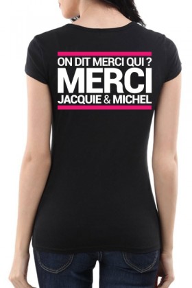 Tee-shirt J&M noir - spécial femme