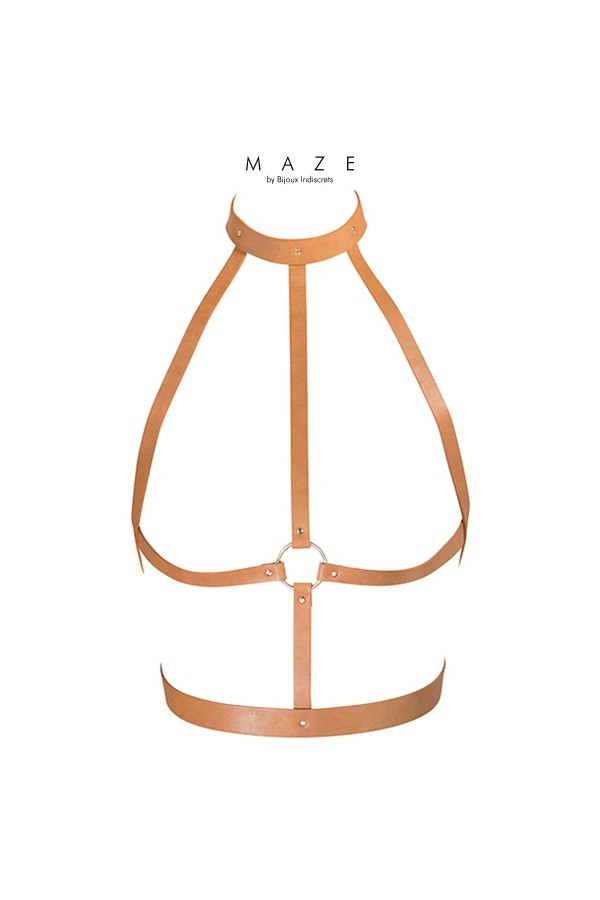 Harnais H marron - Maze
