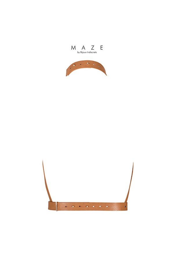 Harnais H marron - Maze