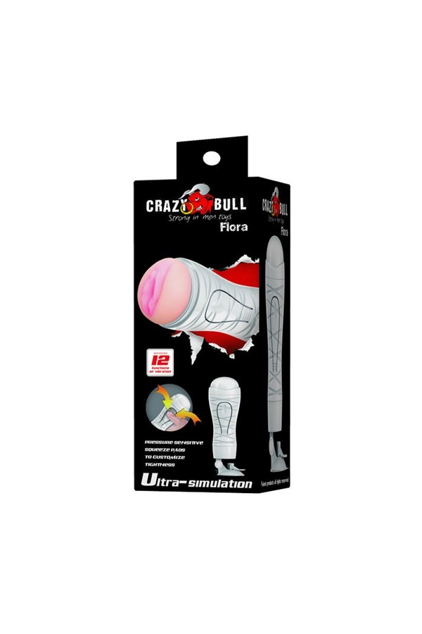 Masturbateur vagin vibrant - Crazy Bull
