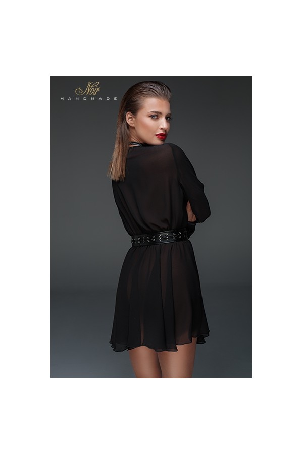 Minirobe choker en mousseline F150