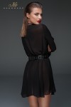 Minirobe choker en mousseline F150