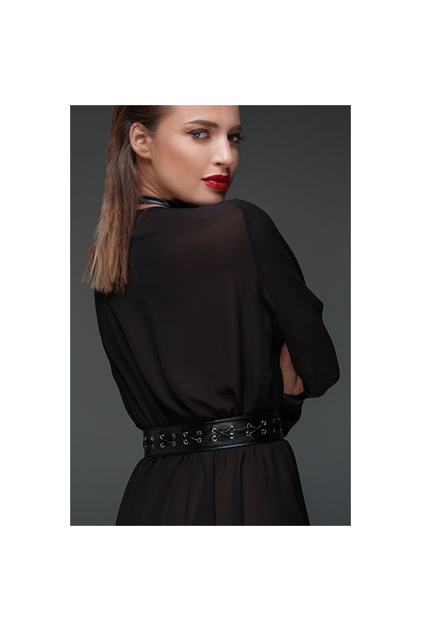 Minirobe choker en mousseline F150