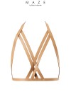 Harnais soutien-gorge marron - Maze