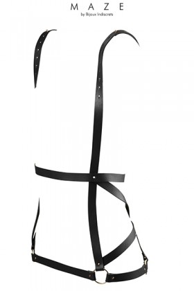 Robe harnais noire - Maze