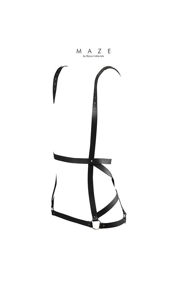 Robe harnais noire - Maze