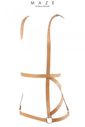 Robe harnais marron - Maze