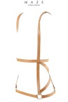 Robe harnais marron - Maze