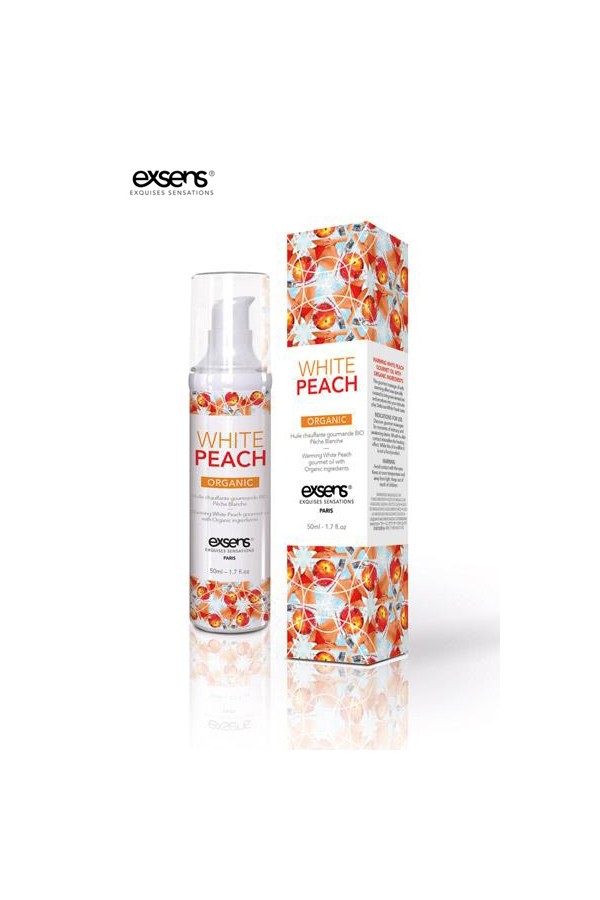 Huile de massage BIO Exsens - peche blanche