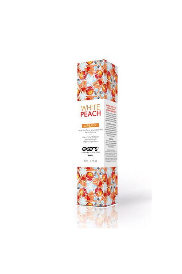 Huile de massage BIO Exsens - peche blanche