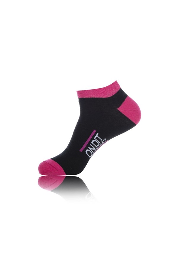 Chaussettes courtes  On dit merci qui? - noir