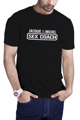 T-shirt Sex Coach noir - Jacquie et Michel