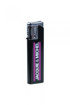 Briquet noir Jacquie et Michel