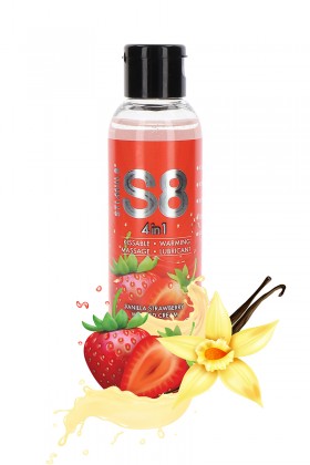 Lubrifiant S8 4 en 1 gout fraise