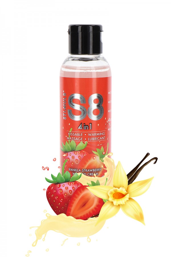 Lubrifiant S8 4 en 1 gout fraise