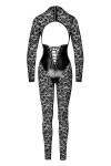 Combinaison corset Enigma F299 dentelle et wetlook