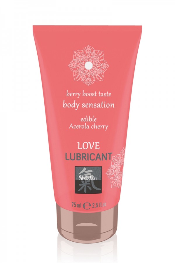 Lubrifiant comestible cerise acérola - Shiatsu