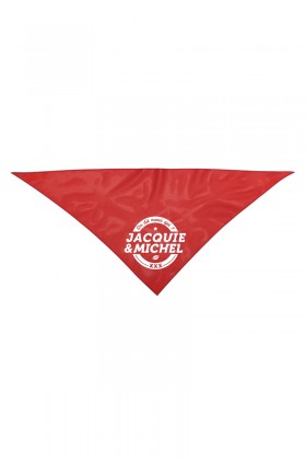 Bandana rouge Jacquie & Michel